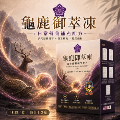 薯山龜鹿御萃凍官方商品宣傳圖